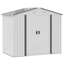 Outsunny 7' X 4' Steel Storage Shed Organizer, Garden Tool House With 4 Vents And 2 Easy Sliding Doors For Backyard, Patio, Lawn 19 Outsunny 7' X 4' Steel Storage Shed Organizer, Garden Tool House With 4 Vents And 2 Easy Sliding Doors For Backyard, Patio, Lawn -Outsunny GUEST d5ffb4b4 26a3 4db7 ae46 97fa0ad69e20