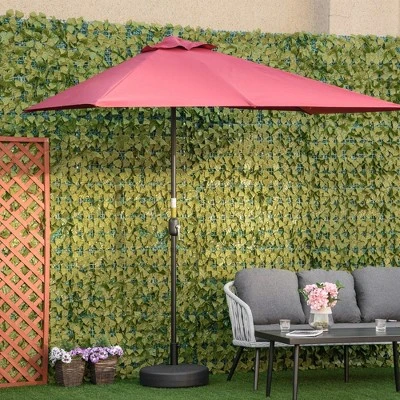 Outsunny Fillable Patio Umbrella Base Stand, Round Plastic Umbrella Holder For Outdoor, Patio, Garden, Deck And Beach, Fit Dia 38mm Pole, Black 3 Outsunny Fillable Patio Umbrella Base Stand, Round Plastic Umbrella Holder For Outdoor, Patio, Garden, Deck And Beach, Fit Dia 38mm Pole, Black