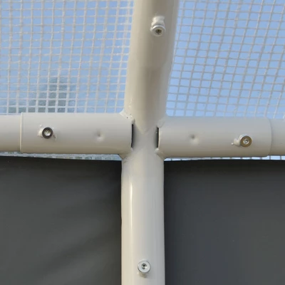 Outsunny 20' X 10' X 9' Walk-In Greenhouse, Outdoor Gardening Canopy With 6 Roll-up Windows, 2 Zippered Doors & Weather Cover 7 Outsunny 20' X 10' X 9' Walk-In Greenhouse, Outdoor Gardening Canopy With 6 Roll-up Windows, 2 Zippered Doors & Weather Cover - Image 5