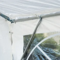 Outsunny 13' X 26' Event Tent & Party Pavilion, Removable Sidewalls, Zipper Doors, Extra Large Steel Frame, Stylish Windows, Wedding White -Outsunny GUEST e1d46875 a386 4fd3 9baf d2f65372a3da