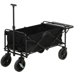 Outsunny Collapsible Wagon, Graden Carts With Wheels, Adjustable Handle, Folding Table And Cup Holders, Black 9 Outsunny Collapsible Wagon, Graden Carts With Wheels, Adjustable Handle, Folding Table And Cup Holders, Black -Outsunny GUEST e20270dc 11e0 44fc bf30 9d5e8bcd0496