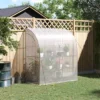 Outsunny 7' X 3' X 7' Outdoor Walk-In Greenhouse, Plant Nursery With Roll-up Windows, PE Cover, And 3 Wire Shelves 2 Outsunny 7' X 3' X 7' Outdoor Walk-In Greenhouse, Plant Nursery With Roll-up Windows, PE Cover, And 3 Wire Shelves -Outsunny GUEST e22c7513 6ab1 4c6b 8a4b fe51836652b7