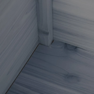 Outsunny Set Of 3 Raised Garden Beds, Self-Draining Elevated Wood Planter Boxes With Legs & Liner To Grow Vegetables, Herbs, And Flowers, Gray 7 Outsunny Set Of 3 Raised Garden Beds, Self-Draining Elevated Wood Planter Boxes With Legs & Liner To Grow Vegetables, Herbs, And Flowers, Gray - Image 5