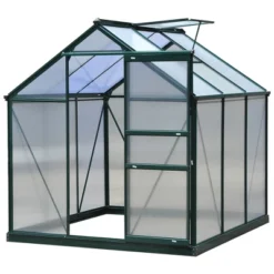 Outsunny Walk-in Plant Greenhouse For Backyard/Outdoor Use With Window And Door, Aluminum Frame, PC Board 21 Outsunny Walk-in Plant Greenhouse For Backyard/Outdoor Use With Window And Door, Aluminum Frame, PC Board -Outsunny GUEST e88fde3d 11f2 4320 901a 3a6a63fb4801