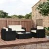 Outsunny 4-Piece Rattan Wicker Furniture Set, Outdoor Cushioned Conversation Furniture With 2 Chairs, Loveseat, And Glass Coffee Table 2 Outsunny 4-Piece Rattan Wicker Furniture Set, Outdoor Cushioned Conversation Furniture With 2 Chairs, Loveseat, And Glass Coffee Table -Outsunny GUEST f01f1bb9 7777 4580 90be 9a4d4233483a
