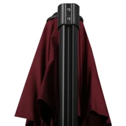 Outsunny 9.8' Offset Patio Umbrella With Base, Steel Aluminum Cantilever Umbrella With 360-degree Rotation, Tilt, 8 Ribs, Crank, Cross Base, Red 11 Outsunny 9.8' Offset Patio Umbrella With Base, Steel Aluminum Cantilever Umbrella With 360-degree Rotation, Tilt, 8 Ribs, Crank, Cross Base, Red -Outsunny GUEST f3292873 0621 466f 9660 f74c60e31b37