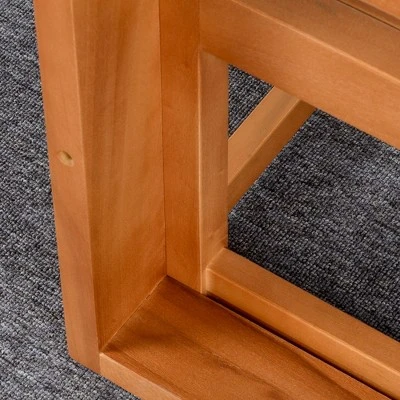 Outsunny 4 Seater L Shaped Patio Furniture Set, Wood Outdoor Sectional Sofa Conversation Set With Coffee Table And Cushions For Garden, Gray 6 Outsunny 4 Seater L Shaped Patio Furniture Set, Wood Outdoor Sectional Sofa Conversation Set With Coffee Table And Cushions For Garden, Gray - Image 4