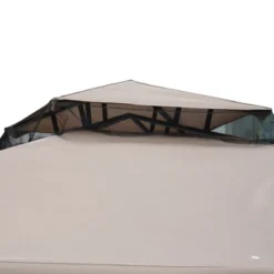 Outsunny 10' X 10' Patio Gazebo Outdoor Canopy Shelter With 2-Tier Roof And Netting, Steel Frame For Garden, Lawn, Backyard And Deck 15 Outsunny 10' X 10' Patio Gazebo Outdoor Canopy Shelter With 2-Tier Roof And Netting, Steel Frame For Garden, Lawn, Backyard And Deck -Outsunny GUEST f5edcdc3 c4de 42f5 8ac7 d21e2df8b8c8