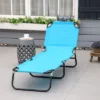 Outsunny Foldable Outdoor Chaise Lounge Chair, 5-Level Reclining Camping Tanning Chair With Strong Oxford Fabric For Beach, Patio, Pool, Sky Blue 2 Outsunny Foldable Outdoor Chaise Lounge Chair, 5-Level Reclining Camping Tanning Chair With Strong Oxford Fabric For Beach, Patio, Pool, Sky Blue -Outsunny GUEST f690764c 3e41 4bc8 b8e6 ccb550806b57