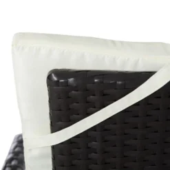 Outsunny 3 Pieces Patio PE Rattan Sofa Set, Outdoor Recliner Chairs With Wood Grain Plastic Top Coffee Table Conversation Furniture Set, For Garden, Backyard, Deck -Outsunny GUEST f960eb26 0267 4d7f b23d 744fda04a3f2