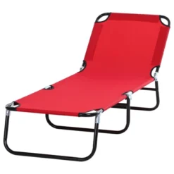 Outsunny Portable Outdoor Sun Lounger, Lightweight Folding Chaise Lounge Chair W/ 5-Position Adjustable Backrest For Beach, Poolside And Patio 23 Outsunny Portable Outdoor Sun Lounger, Lightweight Folding Chaise Lounge Chair W/ 5-Position Adjustable Backrest For Beach, Poolside And Patio -Outsunny GUEST fe3c92a7 e696 4eb7 b0df 4fe5a1b8358d
